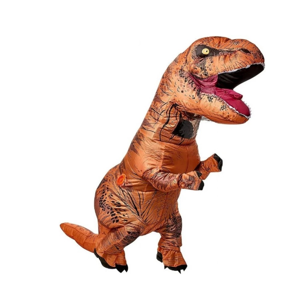 Adult Inflatable T-Rex Halloween 🎃 Costume Jurassic World Tyrannosaurus Dinosaur